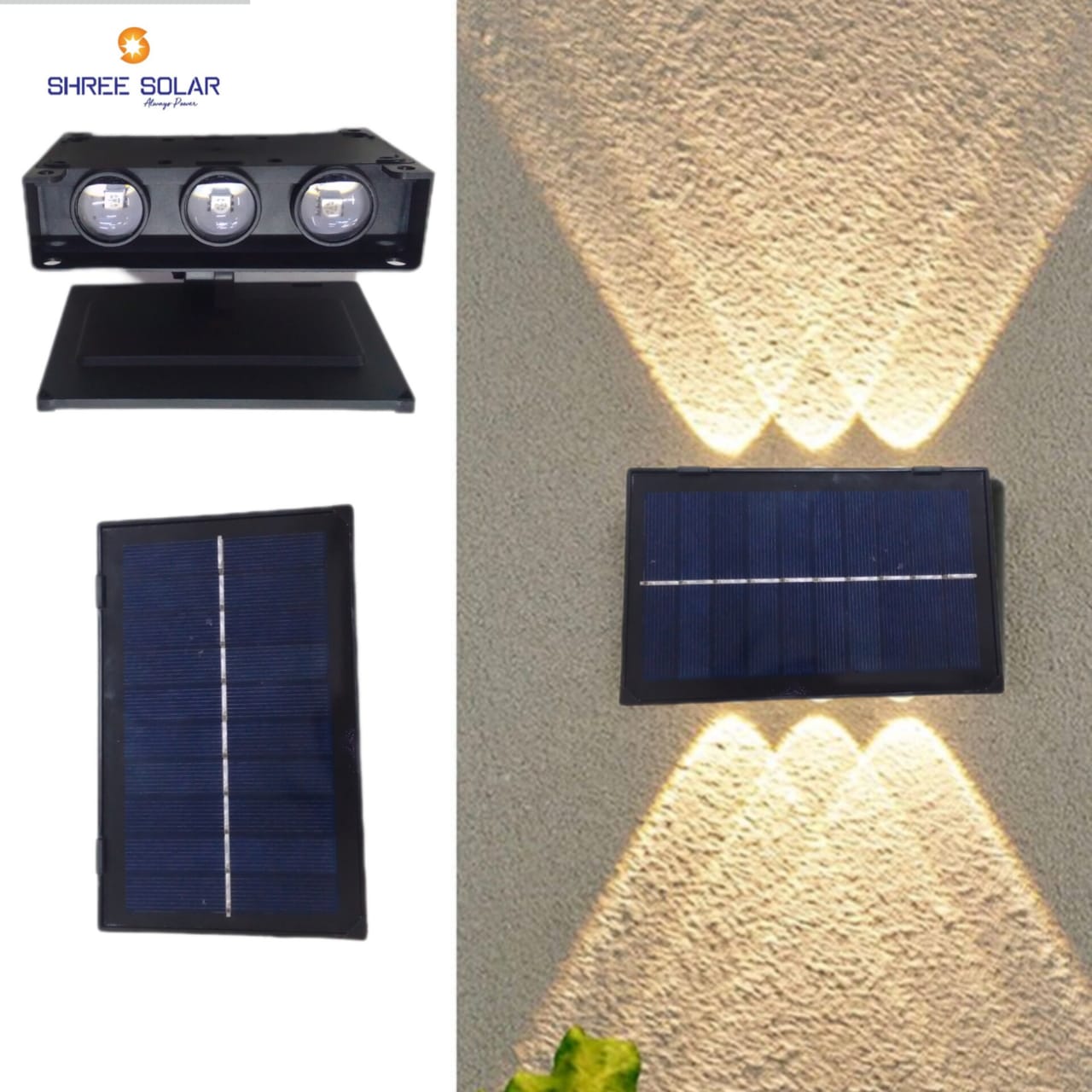 solar wall lamp